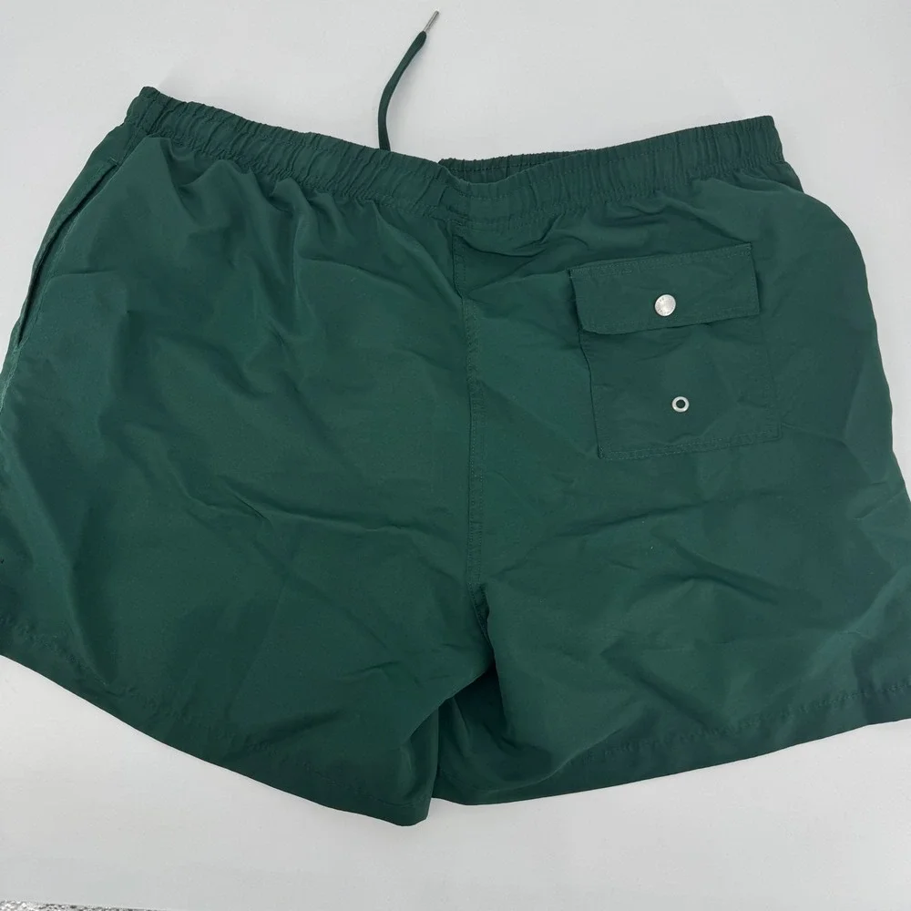 Bather Mens Forest Green Recycled Swim Trunks XXL Mesh Lined Board Shorts